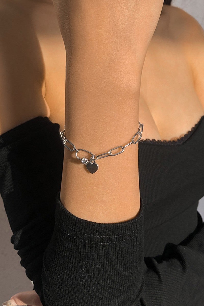 Heart Charm Bracelet *Final Sale*